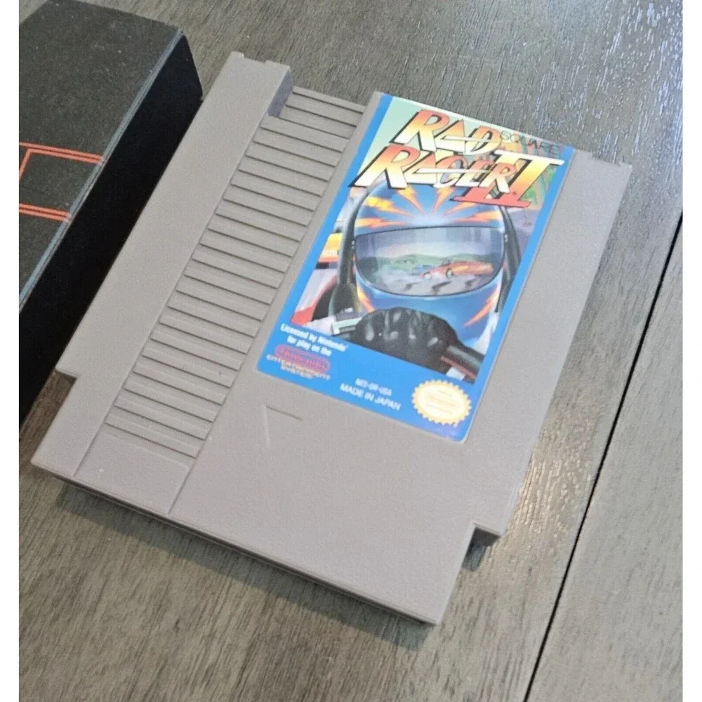 Rad Racer II 2 Vintage Original NES Nintendo Entertainment Racing Video Game